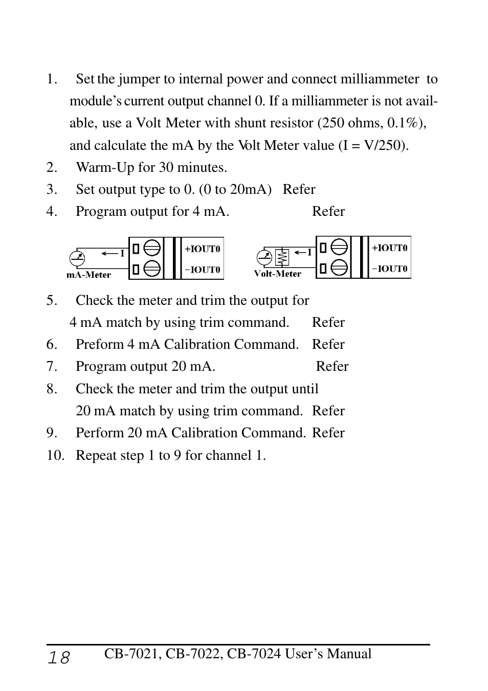 Measurement Computing CB-COM-7021 User Manual | Page 18 / 76