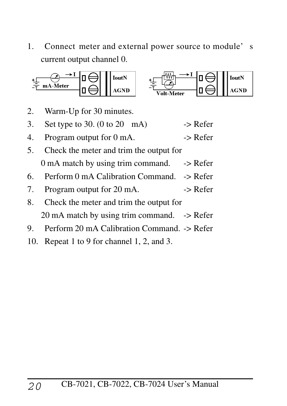 Measurement Computing CB-COM-7021 User Manual | Page 20 / 76