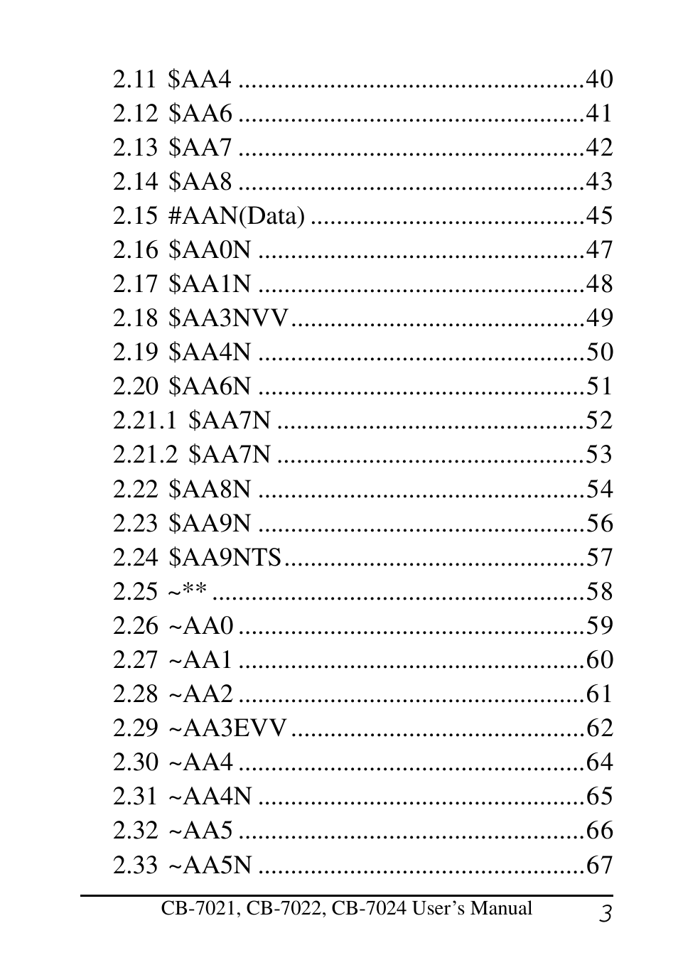 Measurement Computing CB-COM-7021 User Manual | Page 3 / 76