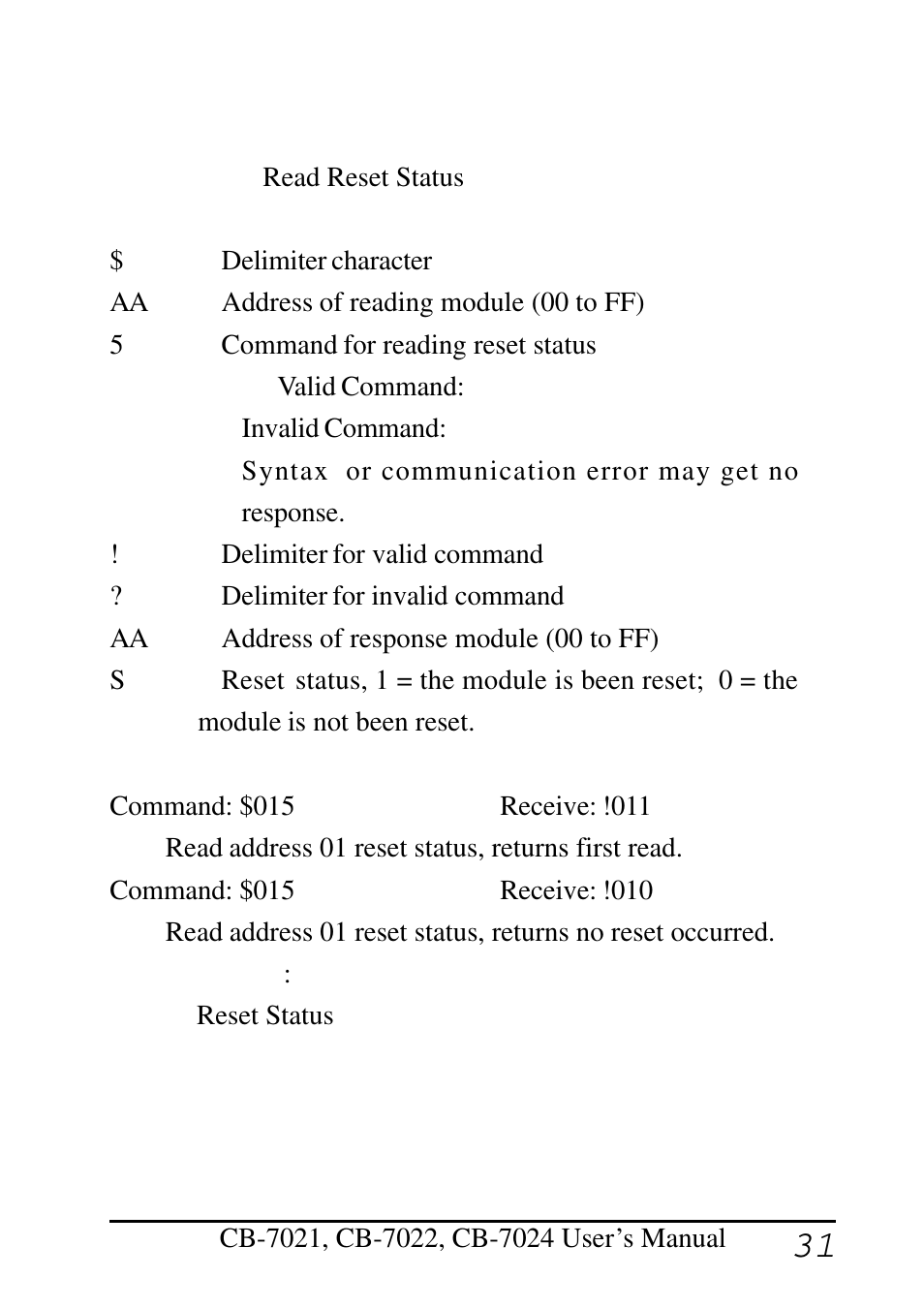 3 $aa5 | Measurement Computing CB-COM-7021 User Manual | Page 31 / 76