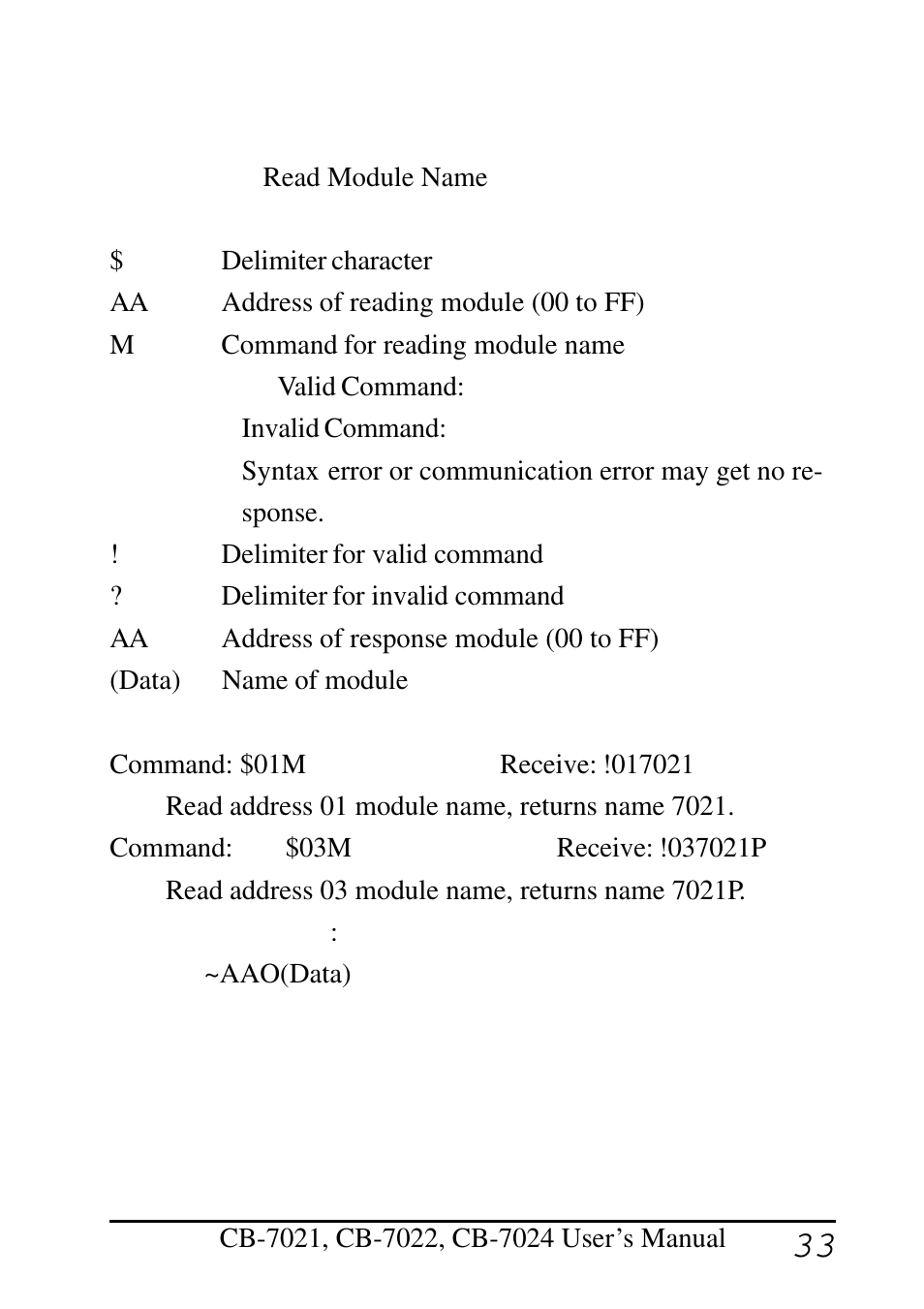 5 $aam | Measurement Computing CB-COM-7021 User Manual | Page 33 / 76