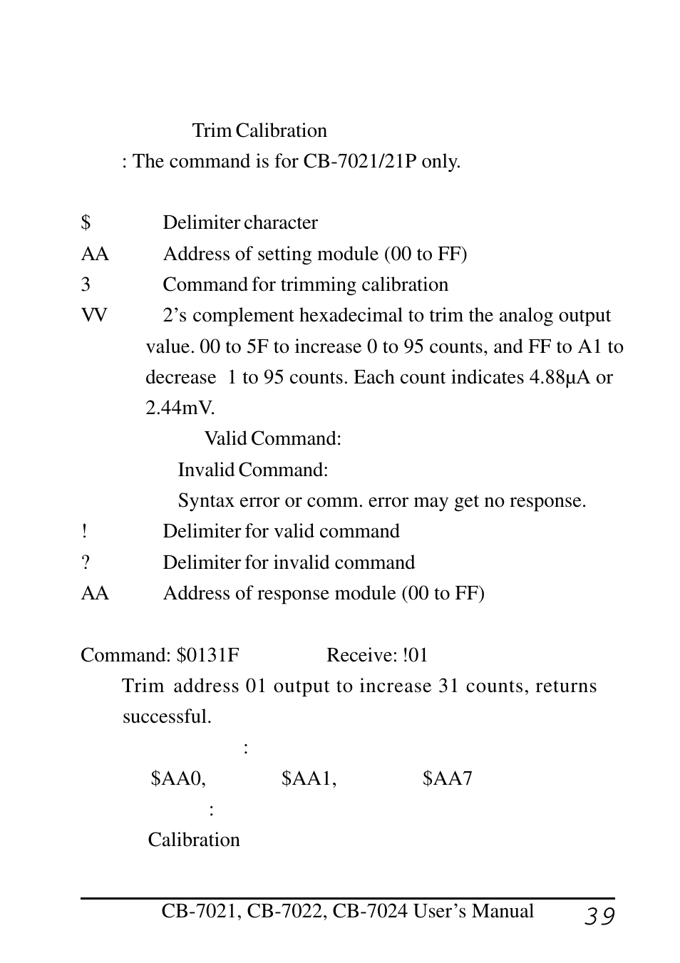 10 $aa3vv | Measurement Computing CB-COM-7021 User Manual | Page 39 / 76