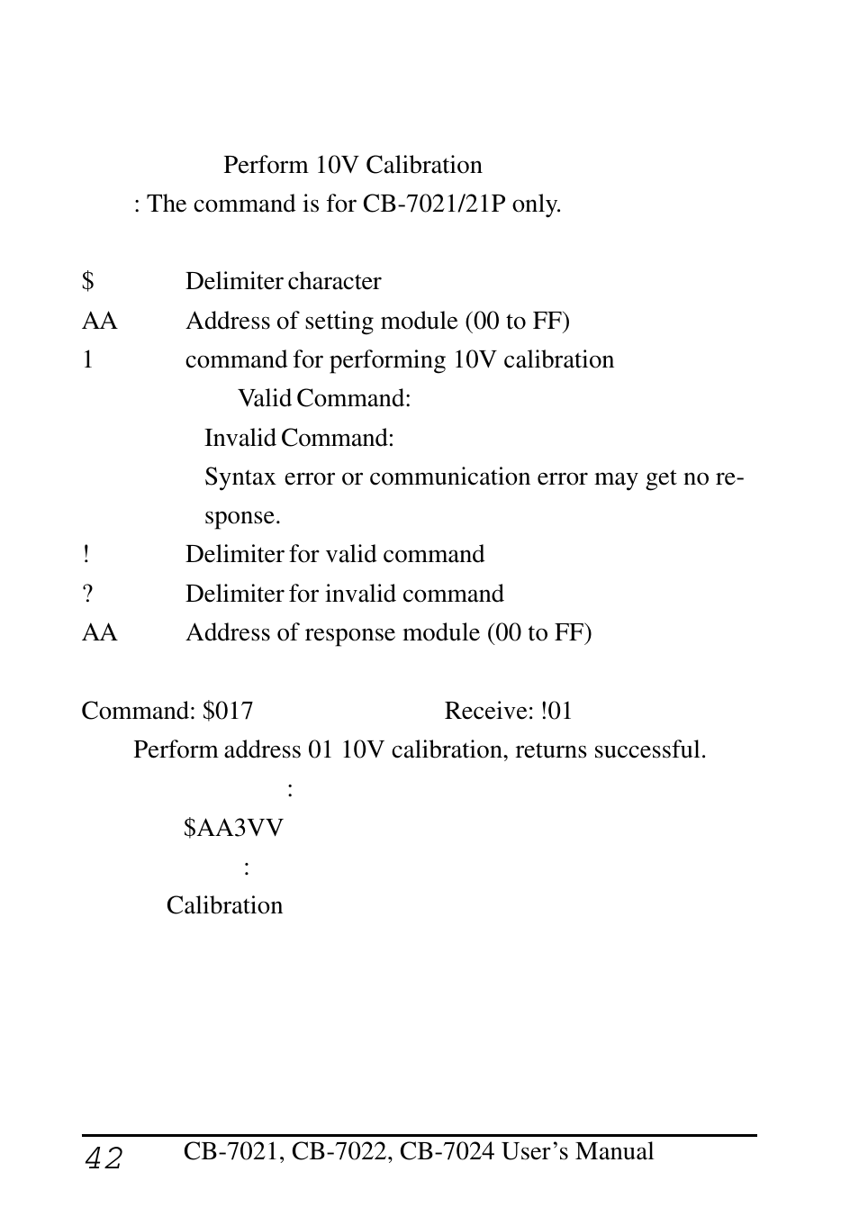 13 $aa7 | Measurement Computing CB-COM-7021 User Manual | Page 42 / 76