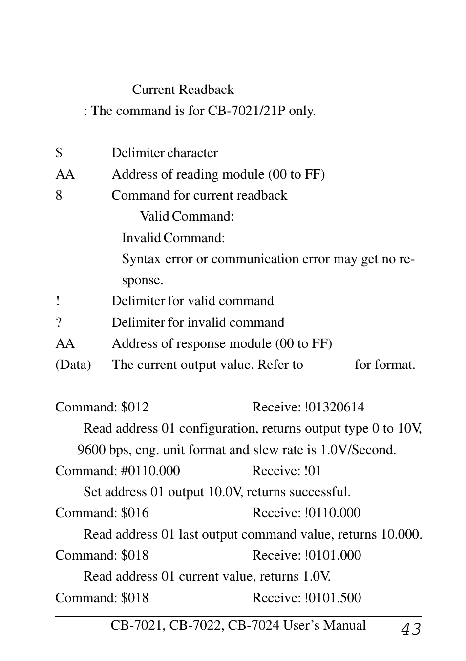 14 $aa8 | Measurement Computing CB-COM-7021 User Manual | Page 43 / 76