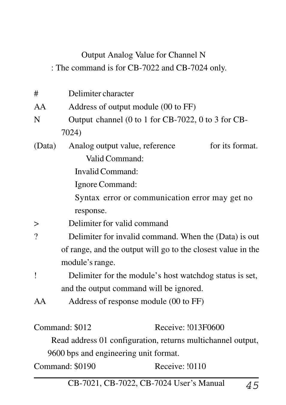 15 #aan(data) | Measurement Computing CB-COM-7021 User Manual | Page 45 / 76