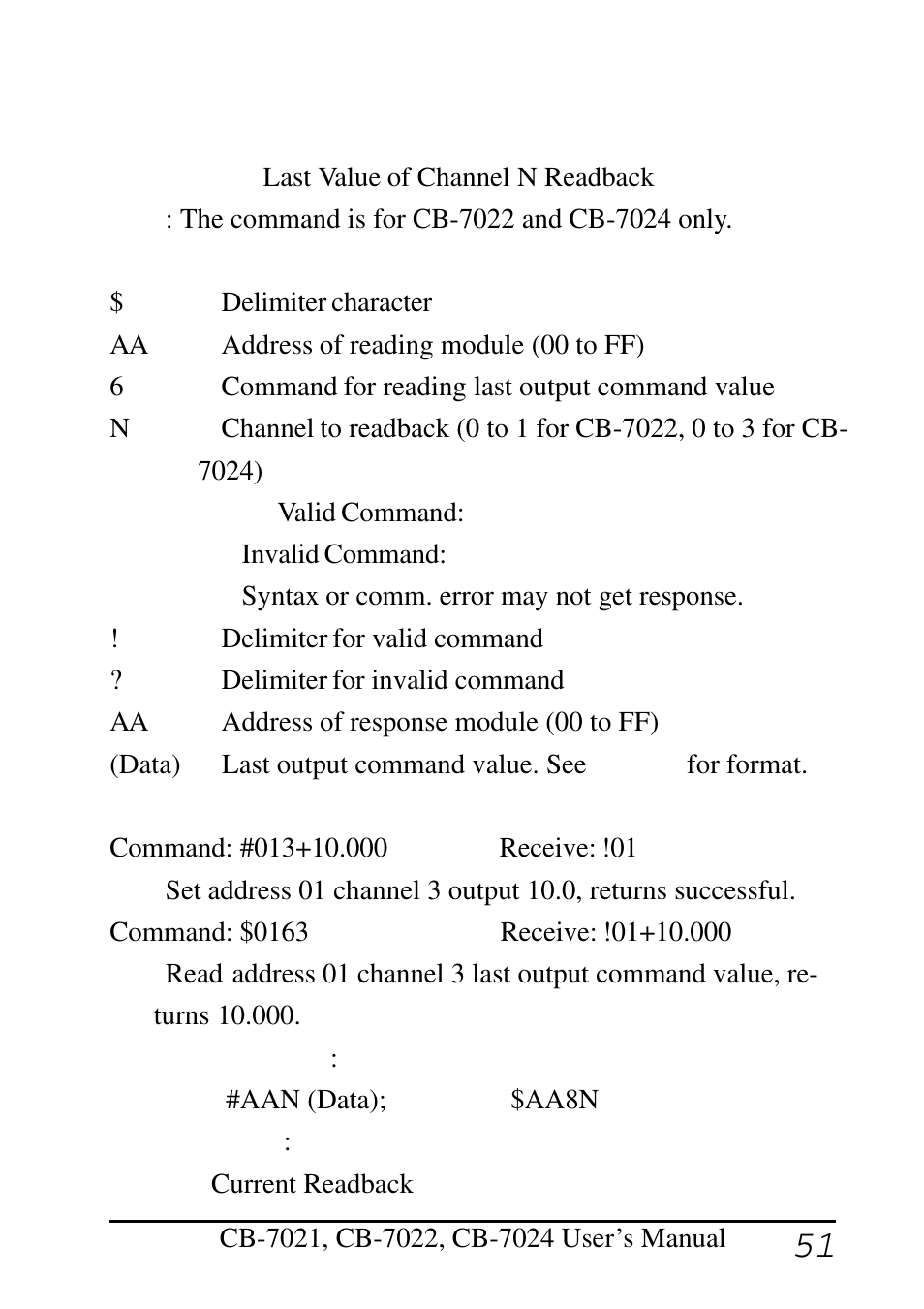 20 $aa6n | Measurement Computing CB-COM-7021 User Manual | Page 51 / 76