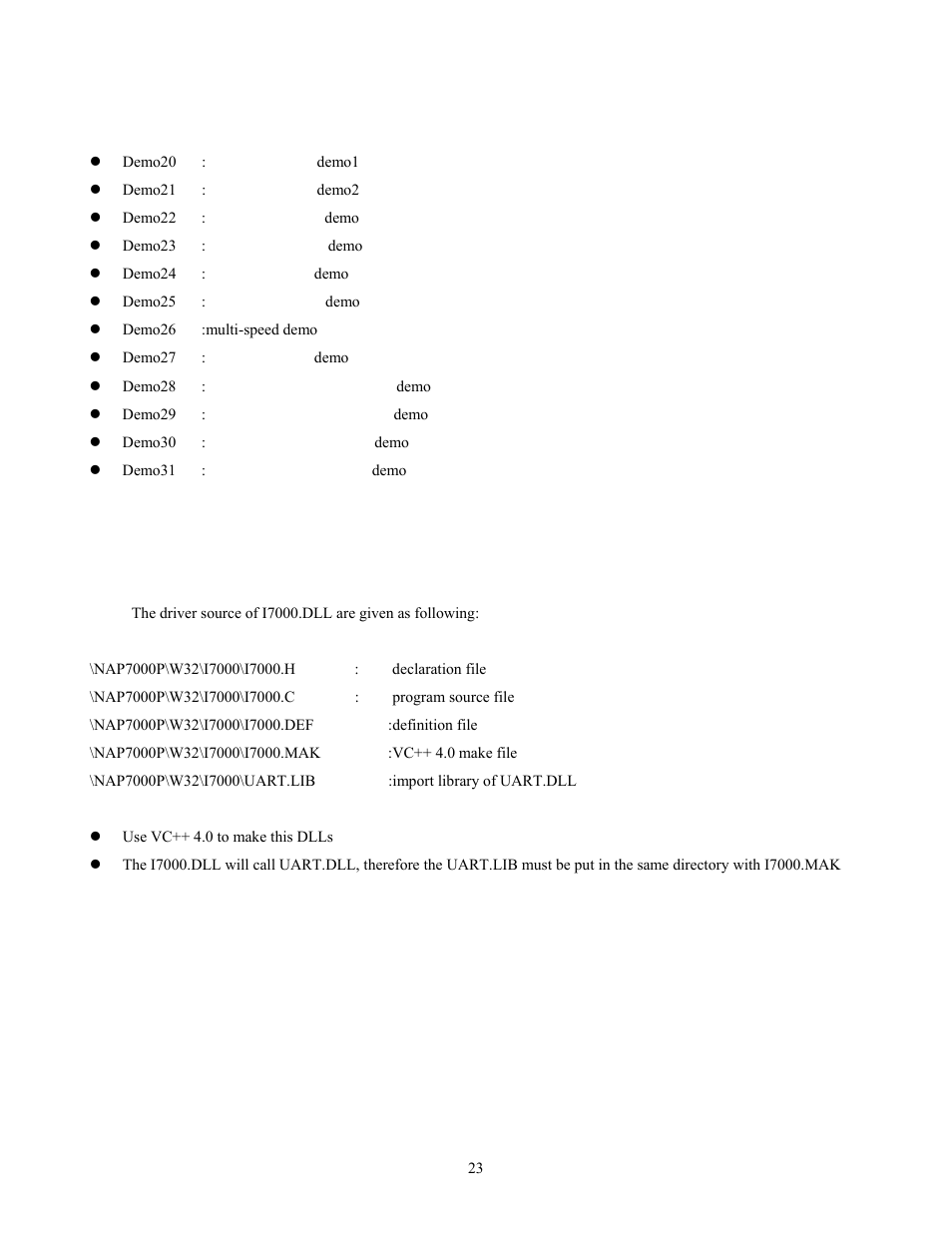Vc i7000 demo programs, I7000.dll driver source | Measurement Computing CB-NAP-7000P User Manual | Page 27 / 36