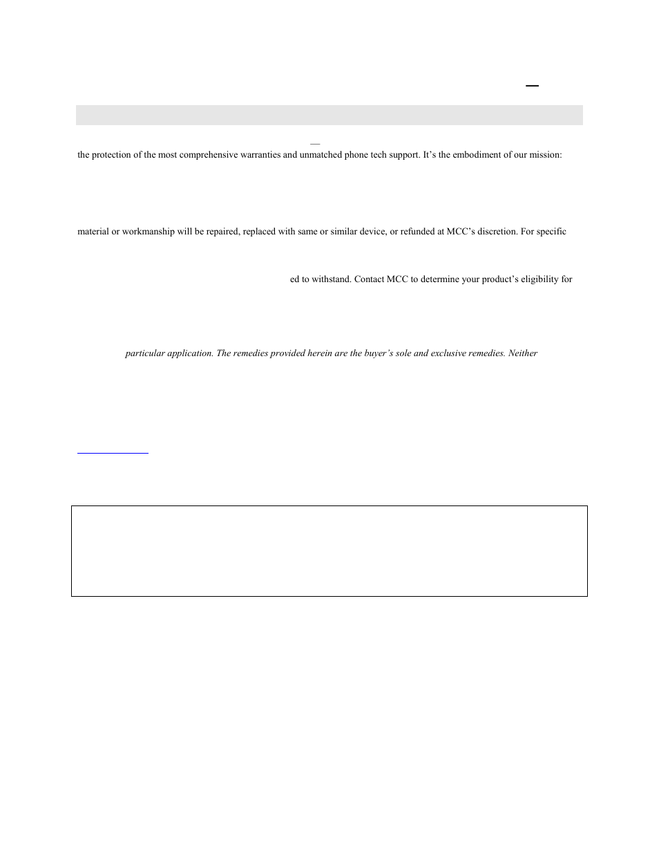 Management committed to your satisfaction | Measurement Computing CIO-DAS08/JR/16 User Manual | Page 2 / 14