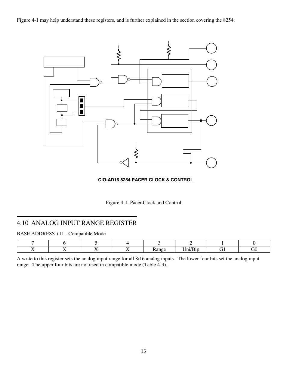 10 analog input range register | Measurement Computing CIO-DAS16/330 User Manual | Page 17 / 34