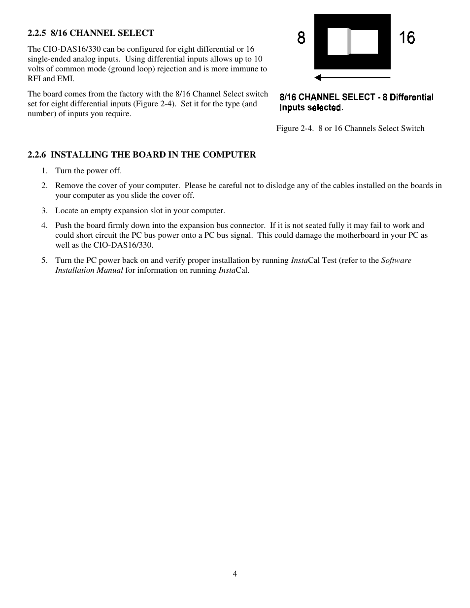Measurement Computing CIO-DAS16/330 User Manual | Page 8 / 34