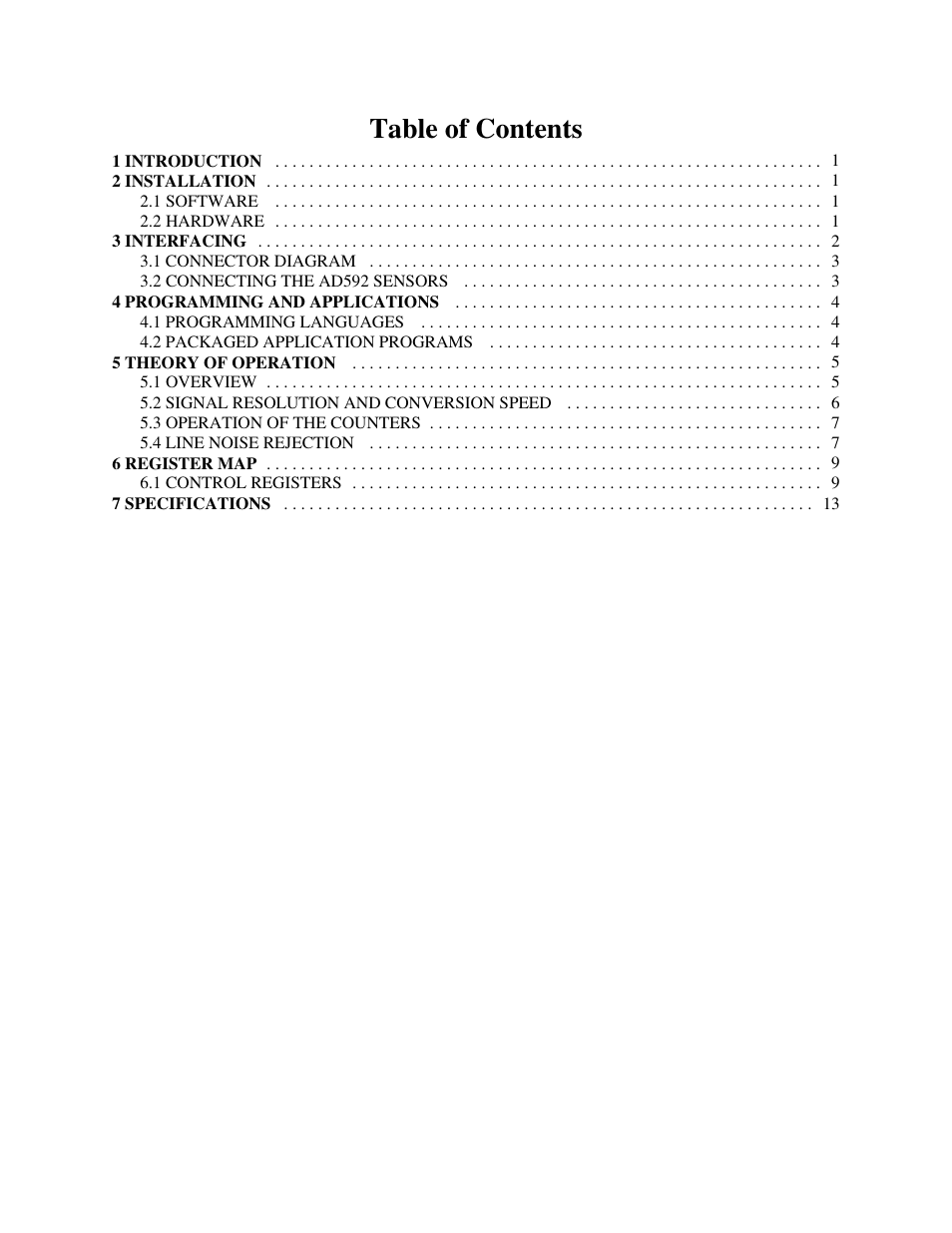 Measurement Computing CIO-DAS-TEMP User Manual | Page 3 / 20