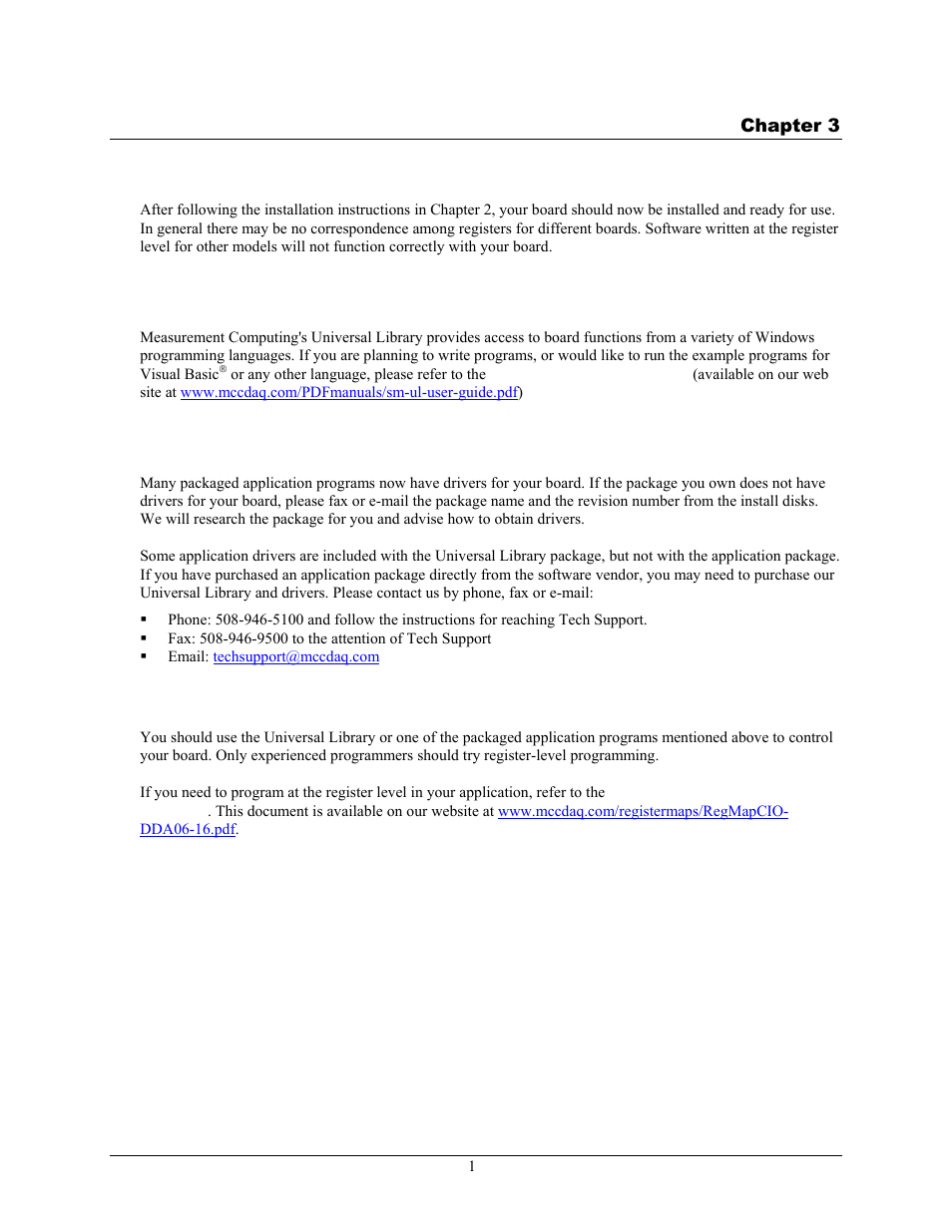 Programming and developing applications, Programming languages, Packaged applications programs | Register-level programming | Measurement Computing CIO-DDA06/16 User Manual | Page 14 / 18