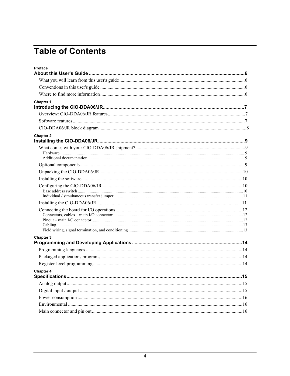 Measurement Computing CIO-DDA06/JR User Manual | Page 4 / 17