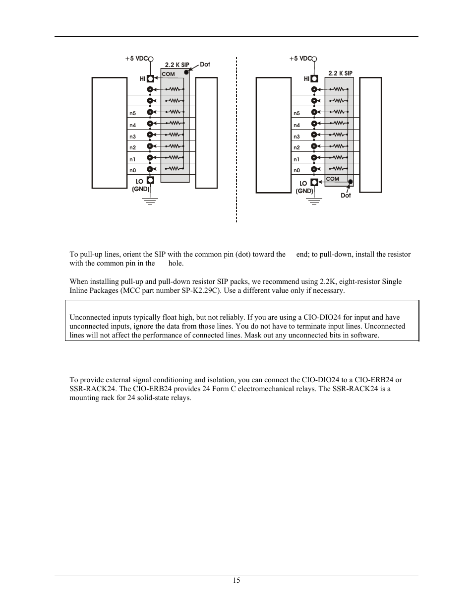Digital i/o isolation | Measurement Computing CIO-DIO24 User Manual | Page 15 / 20