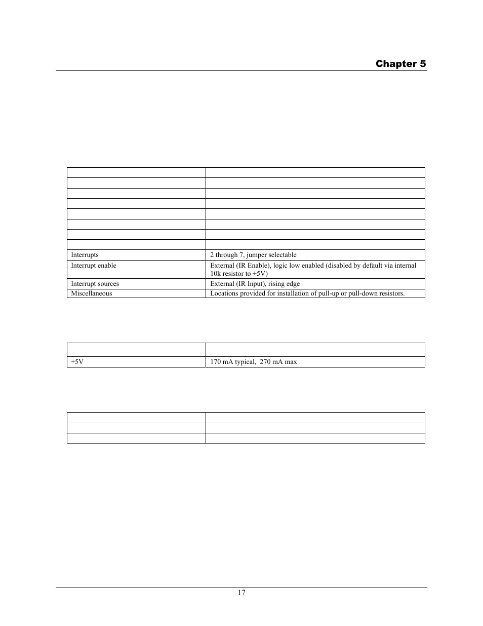 Specifications, Digital input / output, Power consumption | Environmental | Measurement Computing CIO-DIO24 User Manual | Page 17 / 20