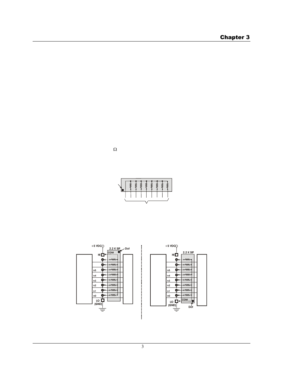 Functional details, Signal level control, Chapter 3 | Through, Figure 6, Connects to +5v. the end marked | Measurement Computing CIO-DIO48 User Manual | Page 13 / 19