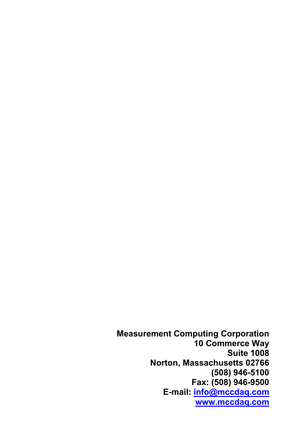 Measurement Computing CIO-DO48H User Manual | Page 16 / 16