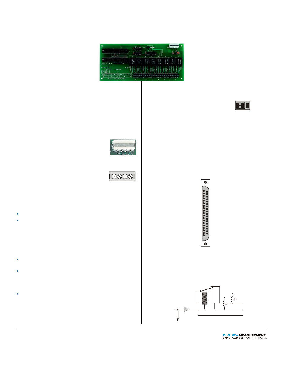 Measurement Computing CIO-ERB08 User Manual | 1 page