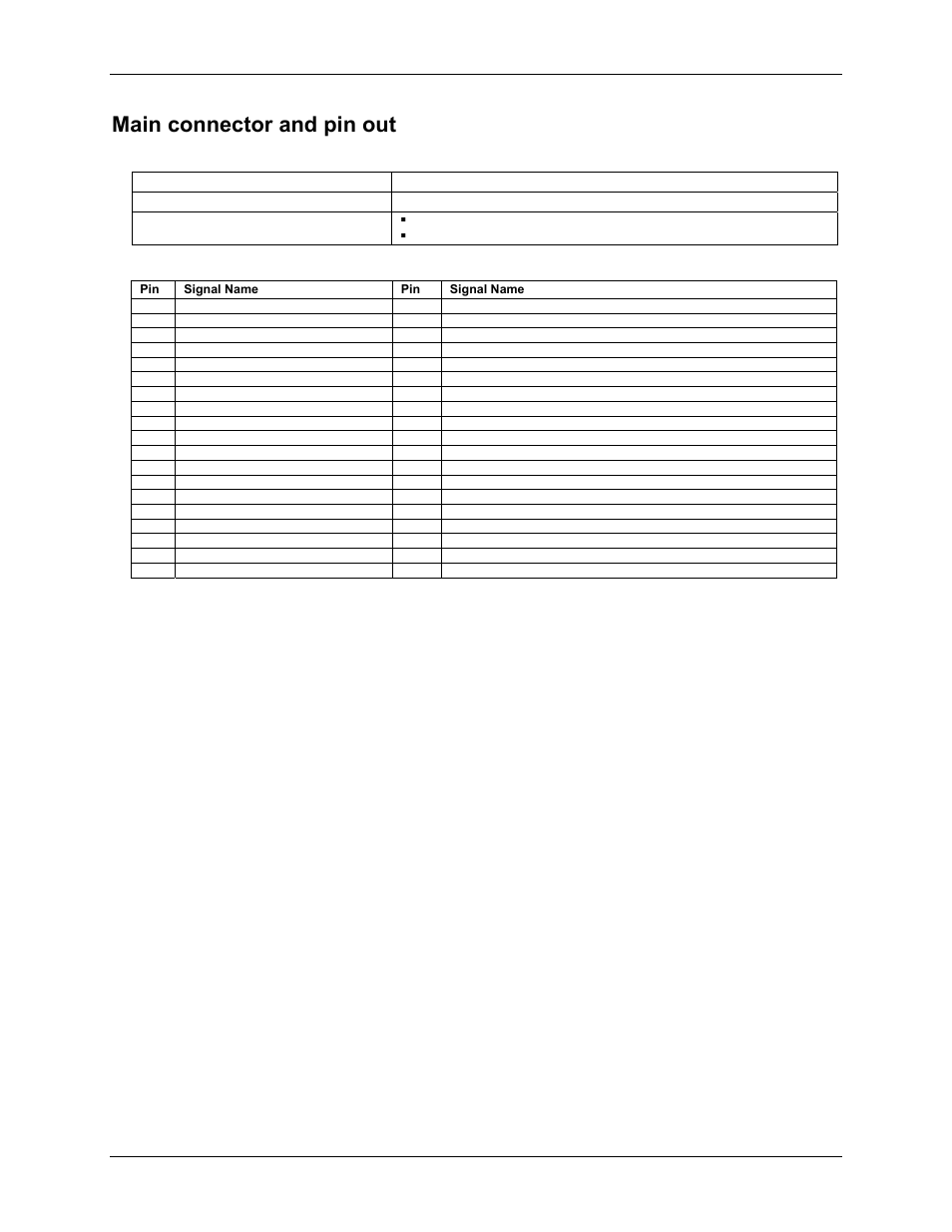 Main connector and pin out | Measurement Computing CIO-EXP32 User Manual | Page 25 / 27