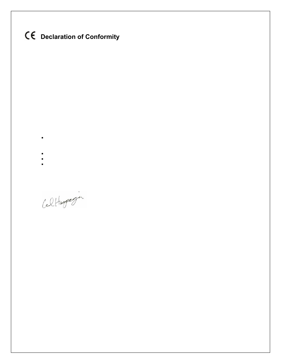 Declaration of conformity | Measurement Computing CIO-EXP32 User Manual | Page 26 / 27