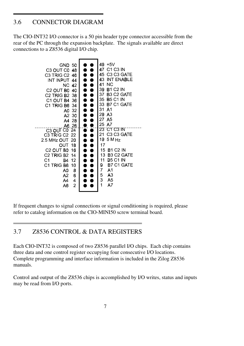 6 connector diagram | Measurement Computing CIO-INT-32 User Manual | Page 11 / 24