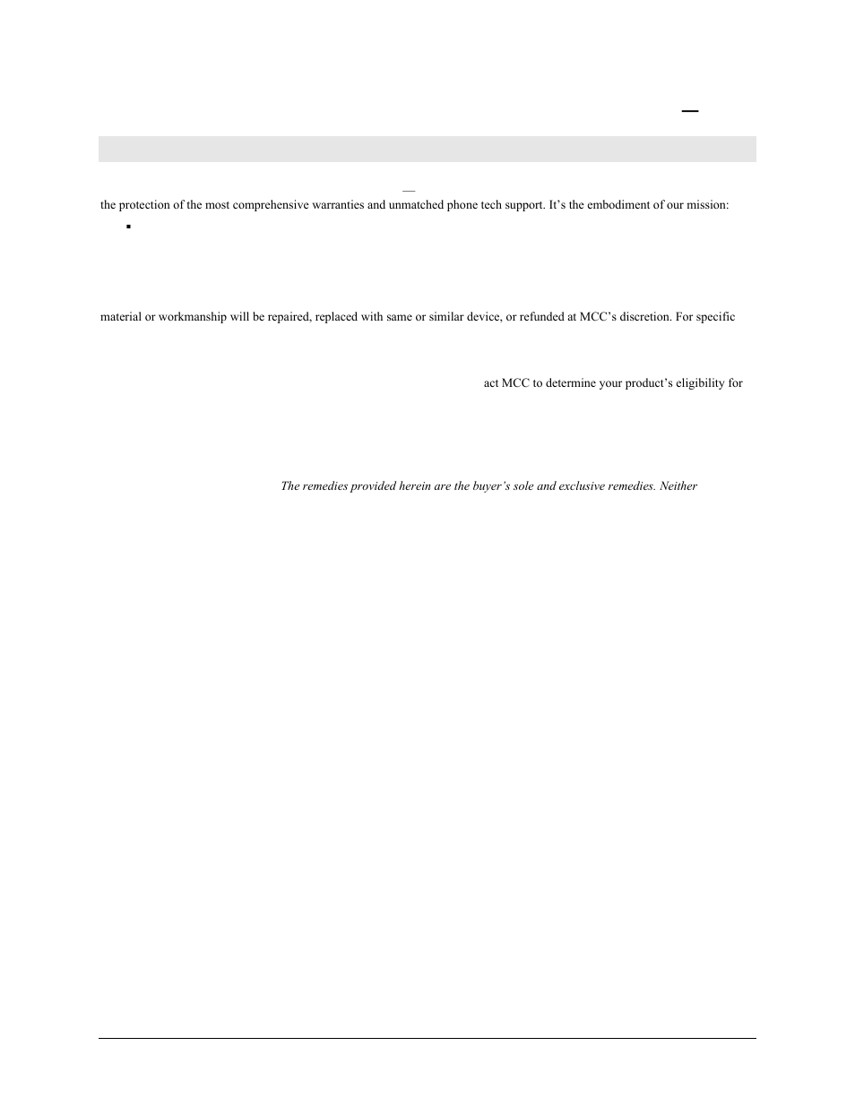 Management committed to your satisfaction | Measurement Computing CIO-PDISO16 User Manual | Page 3 / 20