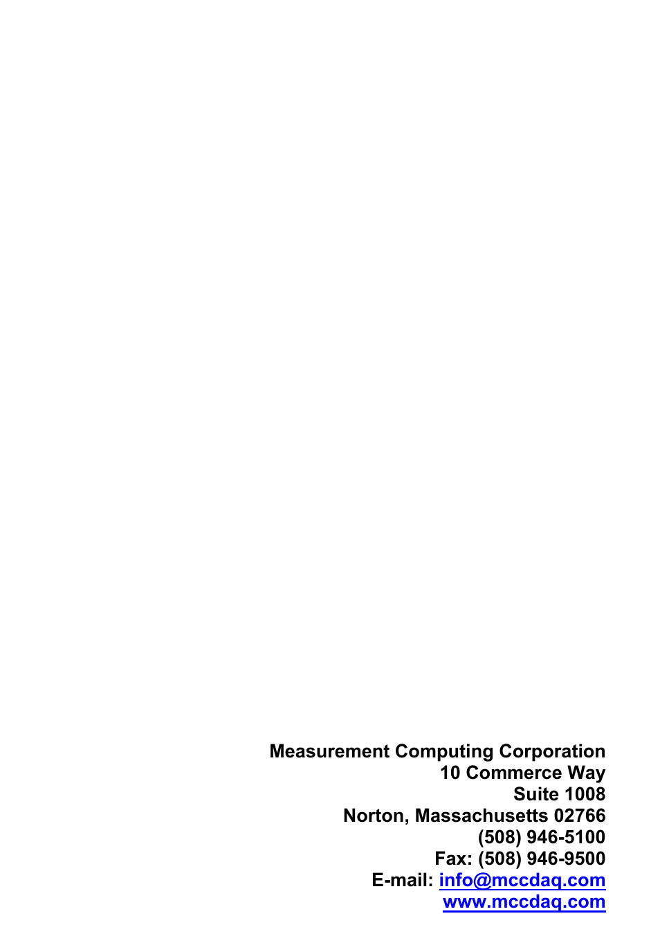 Measurement Computing CIO-RELAY08 User Manual | Page 20 / 20