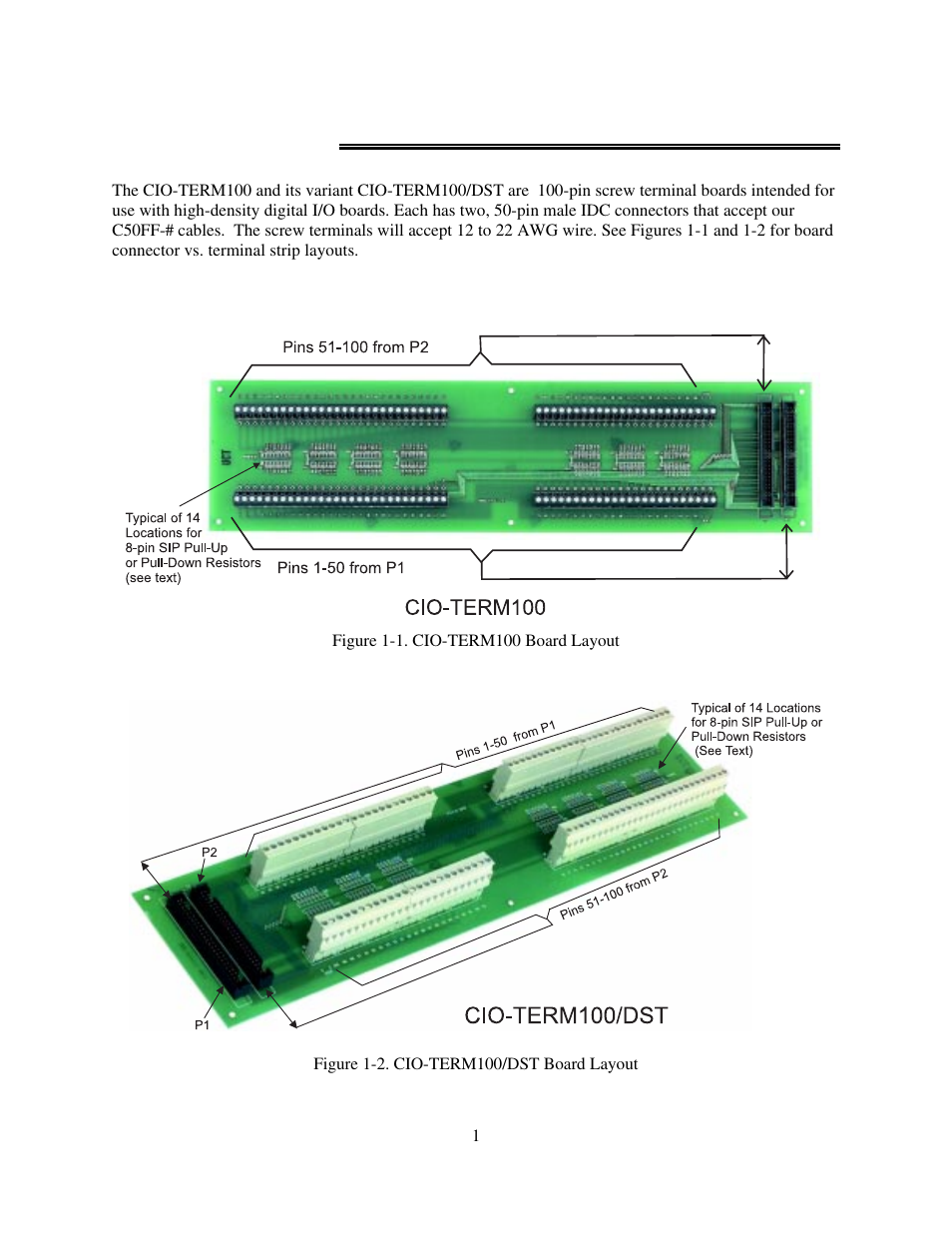 Measurement Computing CIO-TERM100_DST User Manual | Page 3 / 8