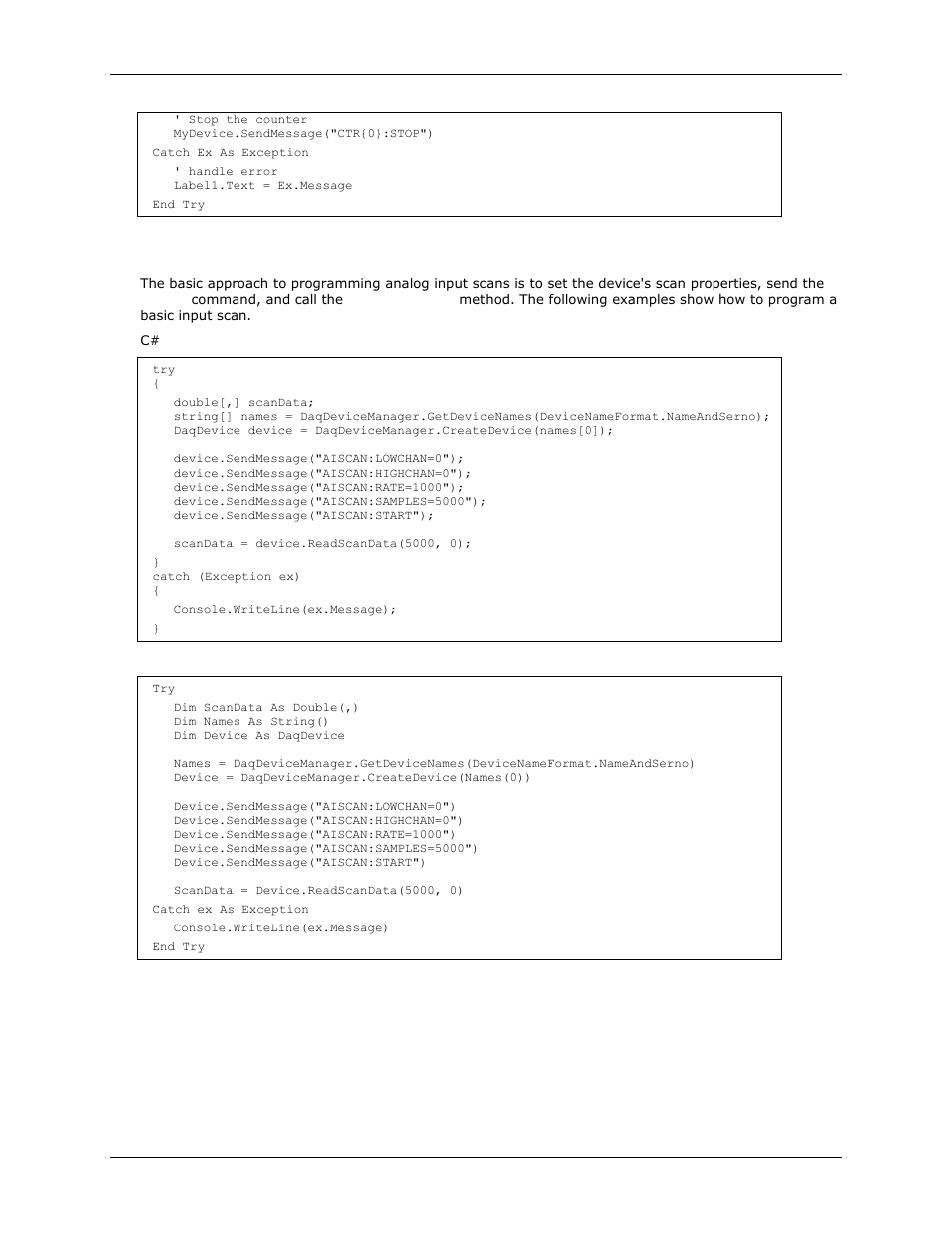 Reading hardware-paced i/o | Measurement Computing DAQFlex User Guide User Manual | Page 19 / 125