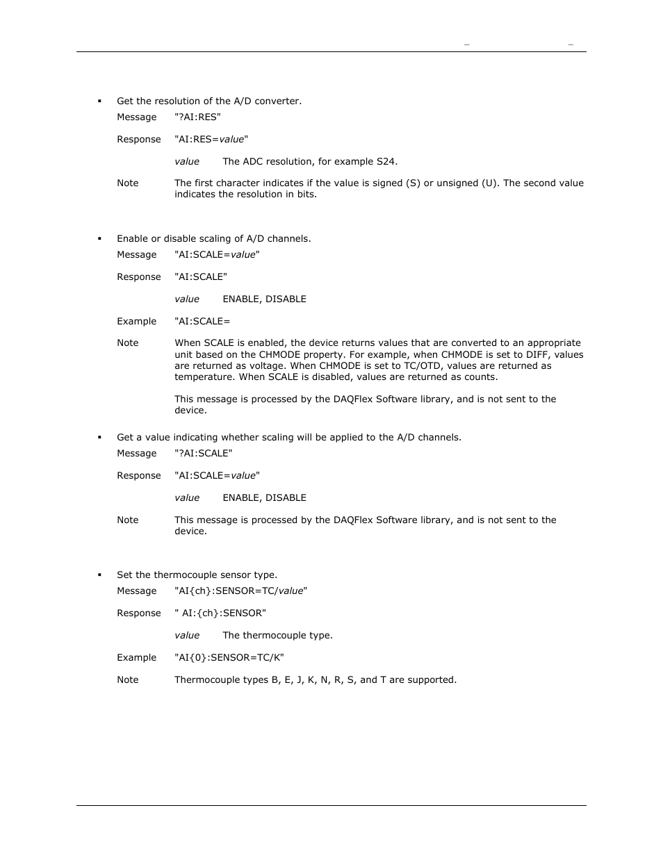 Scale, Sensor | Measurement Computing DAQFlex User Guide User Manual | Page 36 / 125