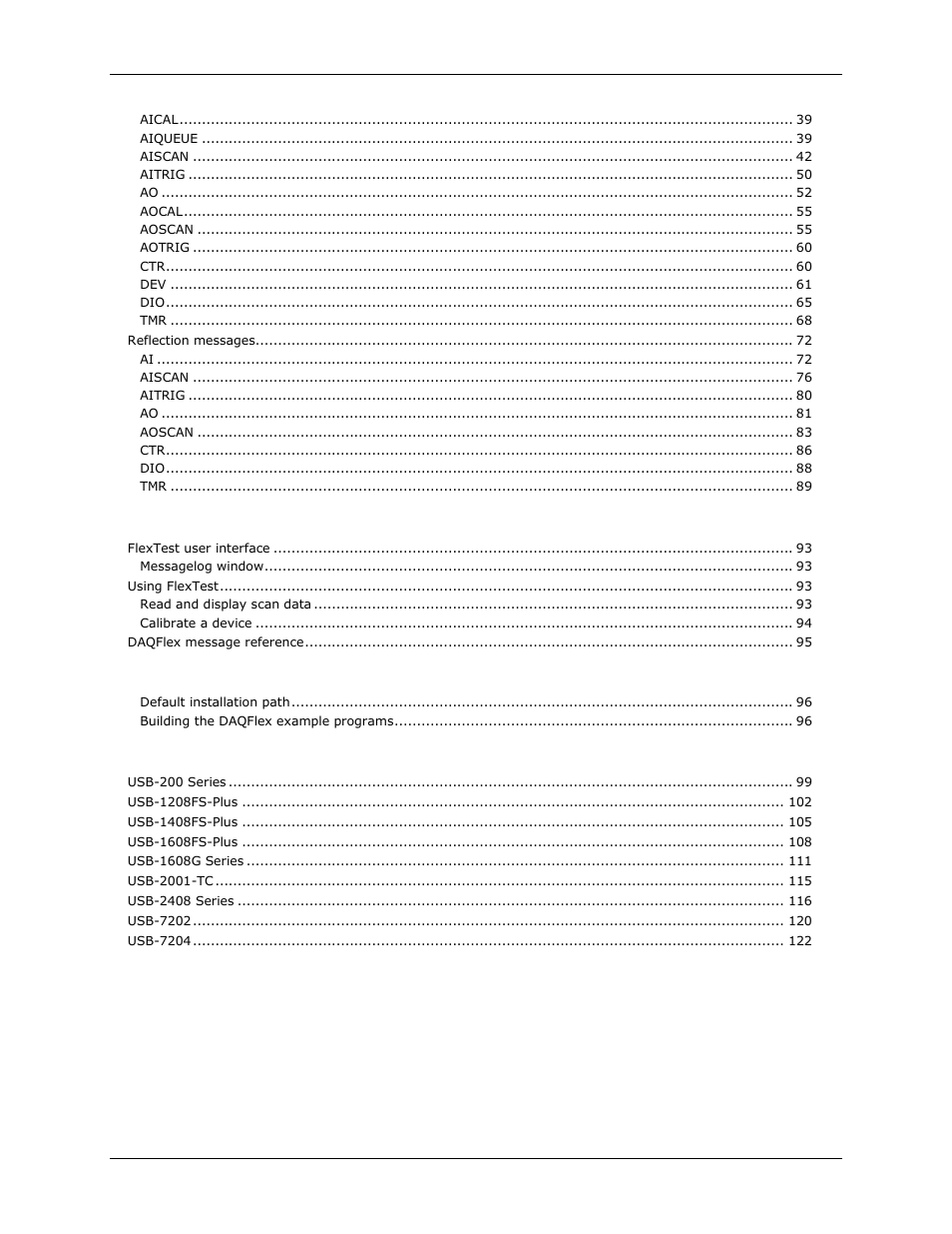 Measurement Computing DAQFlex User Guide User Manual | Page 4 / 125