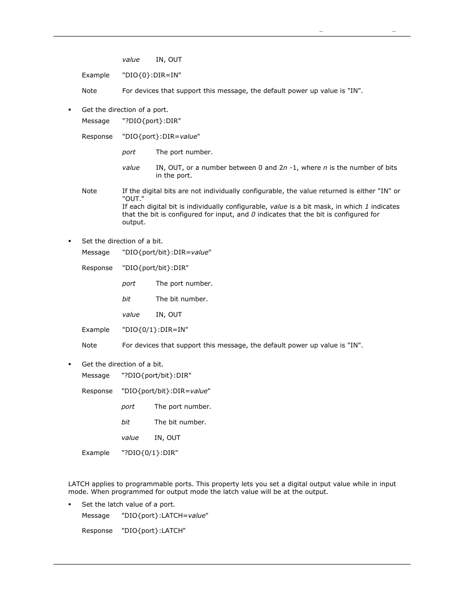 Latch | Measurement Computing DAQFlex User Guide User Manual | Page 66 / 125