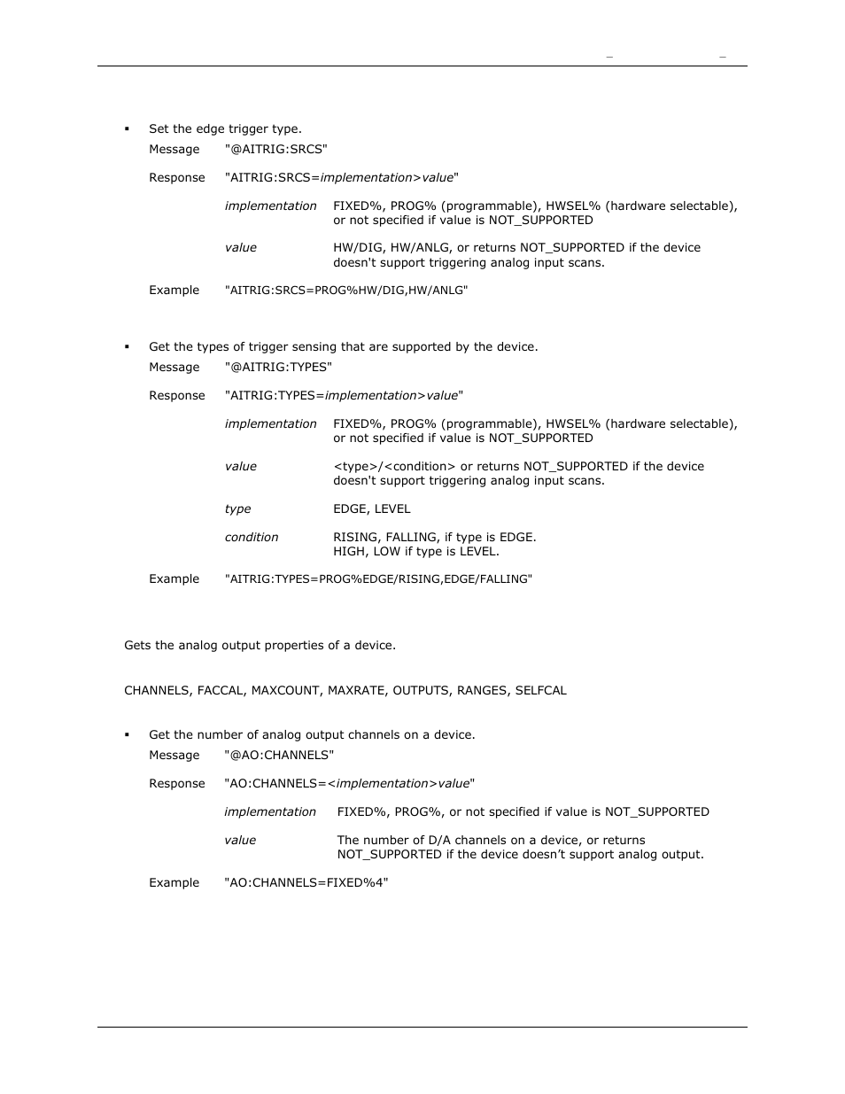 Srcs, Types, Channels | Measurement Computing DAQFlex User Guide User Manual | Page 81 / 125