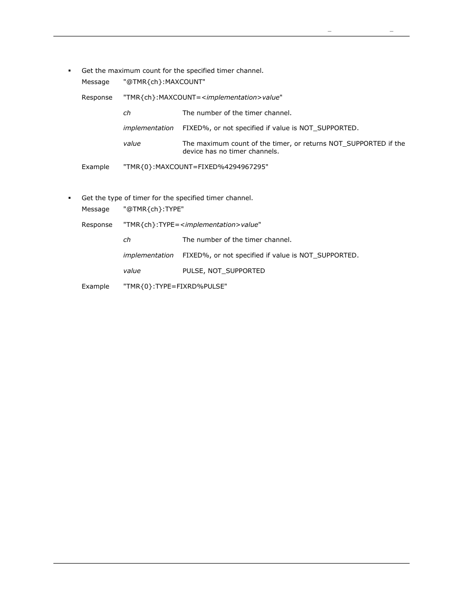 Maxcount, Type | Measurement Computing DAQFlex User Guide User Manual | Page 91 / 125