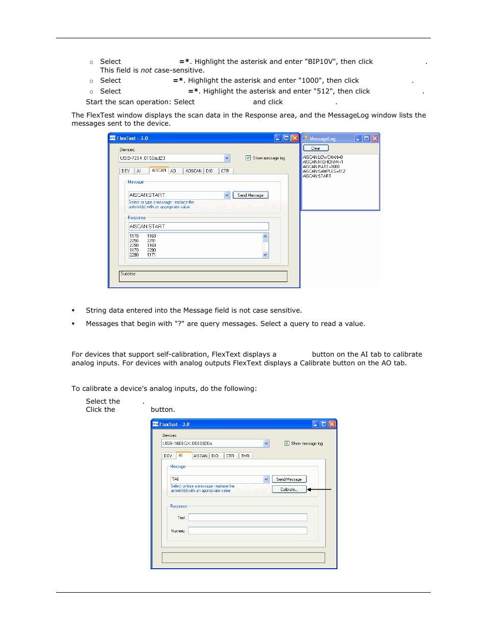 Calibrate a device, Calibrating analog inputs | Measurement Computing DAQFlex User Guide User Manual | Page 94 / 125
