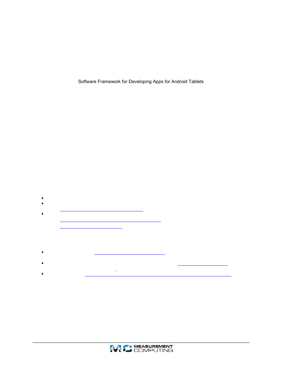 Measurement Computing DAQFlex for Android Quick Start User Manual | 6 pages