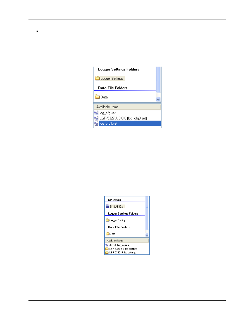 Modifying a settings file, Modifying settings stored on an sd card, Modifying settings stored in a settings location | Measurement Computing DAQLog User Guide User Manual | Page 27 / 44