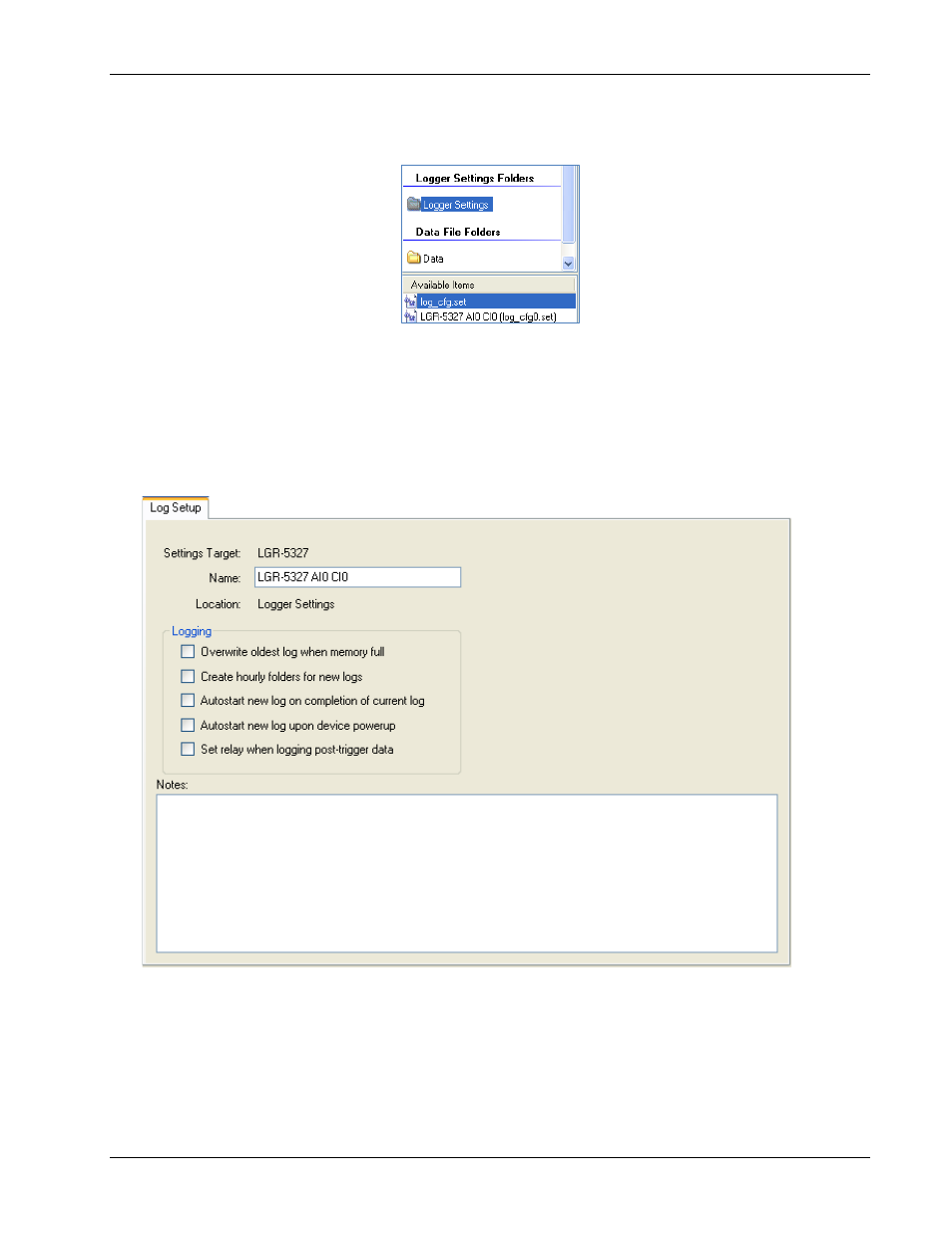 Modifying log setup parameters | Measurement Computing DAQLog User Guide User Manual | Page 28 / 44