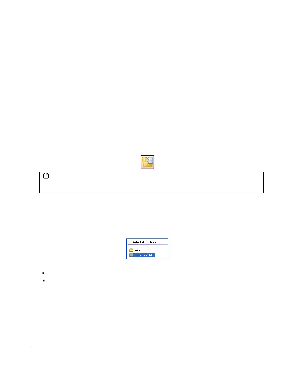 Chapter 7, Adding a data folder location | Measurement Computing DAQLog User Guide User Manual | Page 33 / 44