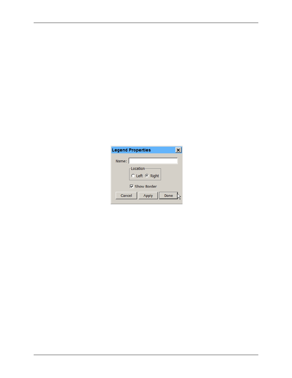 Setting legend properties, Setting title properties | Measurement Computing USB-5100 Series User Manual | Page 38 / 64