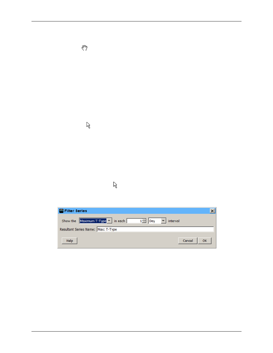 Moving a series from front to back on the plot, Filtering a series, Filter tool | Moving a series from front to back on a plot | Measurement Computing USB-5100 Series User Manual | Page 41 / 64