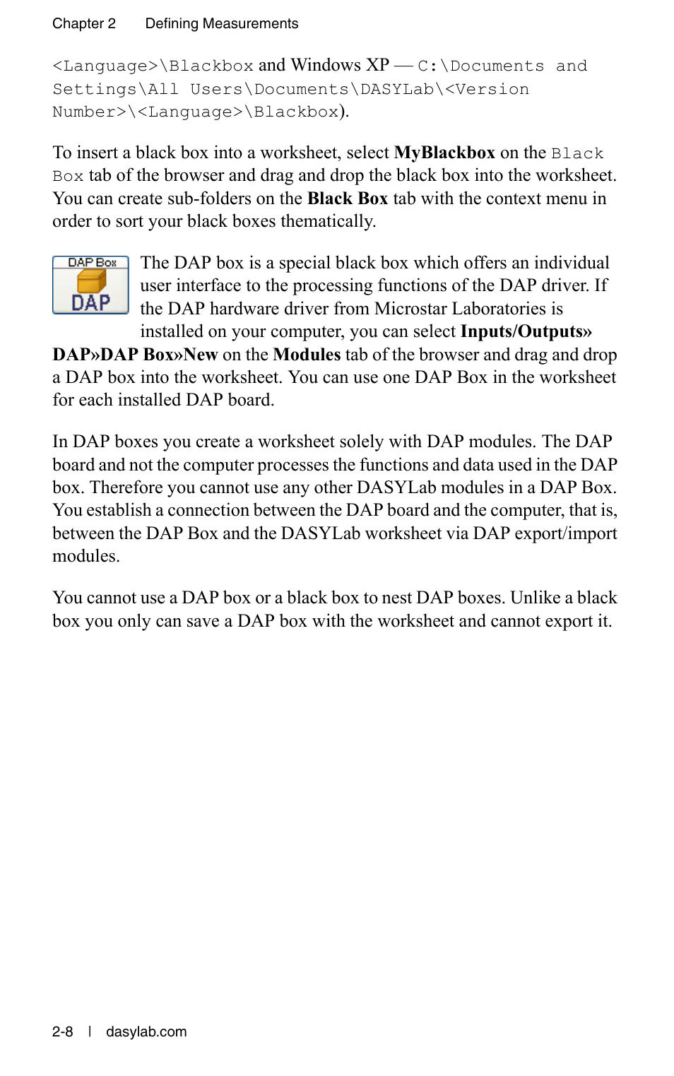 Measurement Computing DASYLab User Manual User Manual | Page 29 / 76