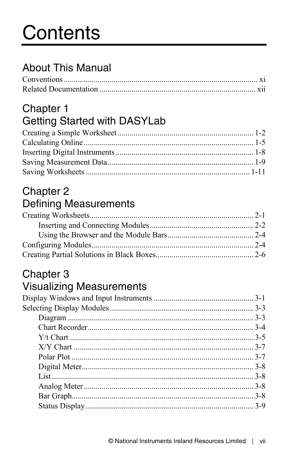 Measurement Computing DASYLab User Manual User Manual | Page 6 / 76