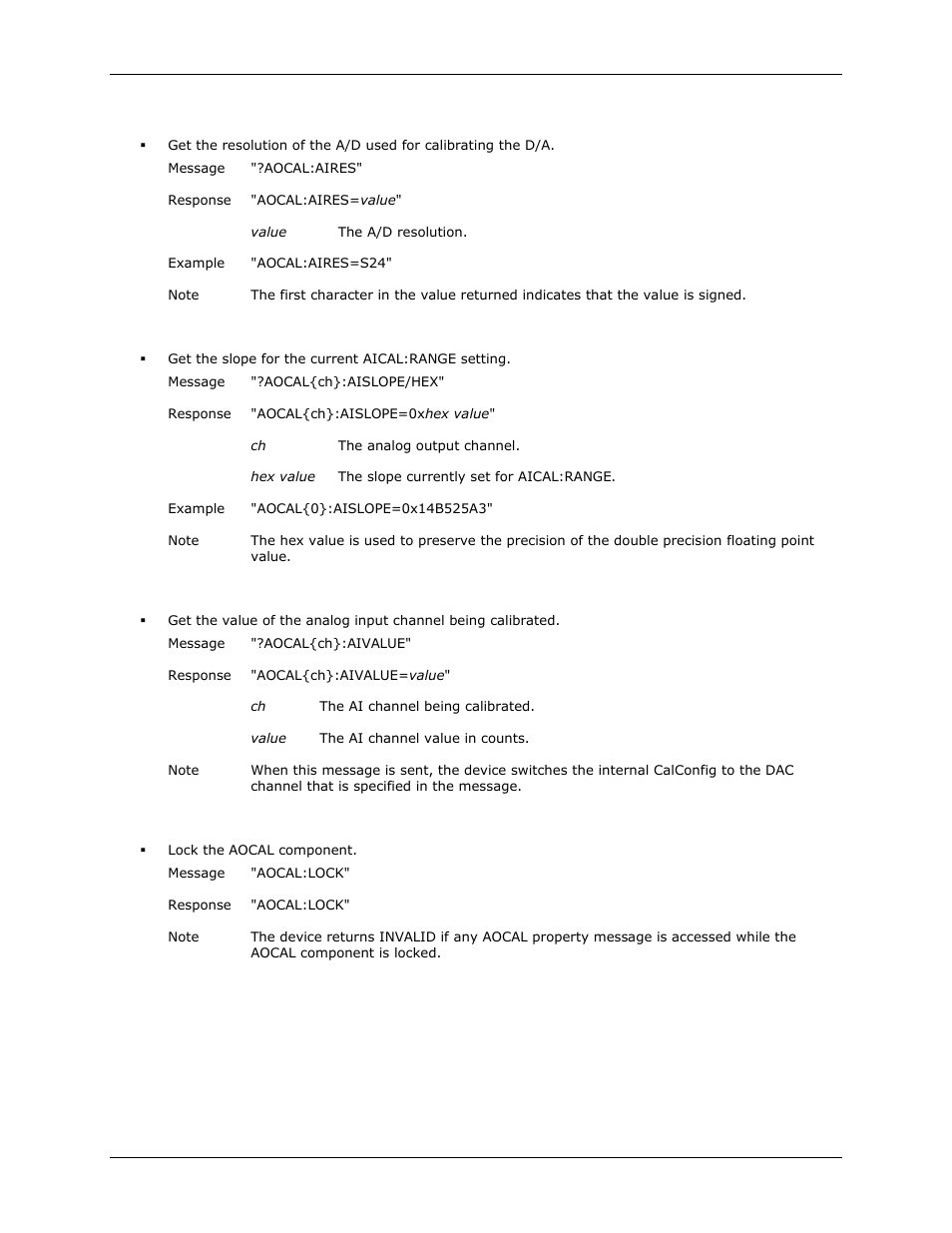 Aires, Aislope, Aivalue | Lock | Measurement Computing DAQFlex User Manual | Page 17 / 46