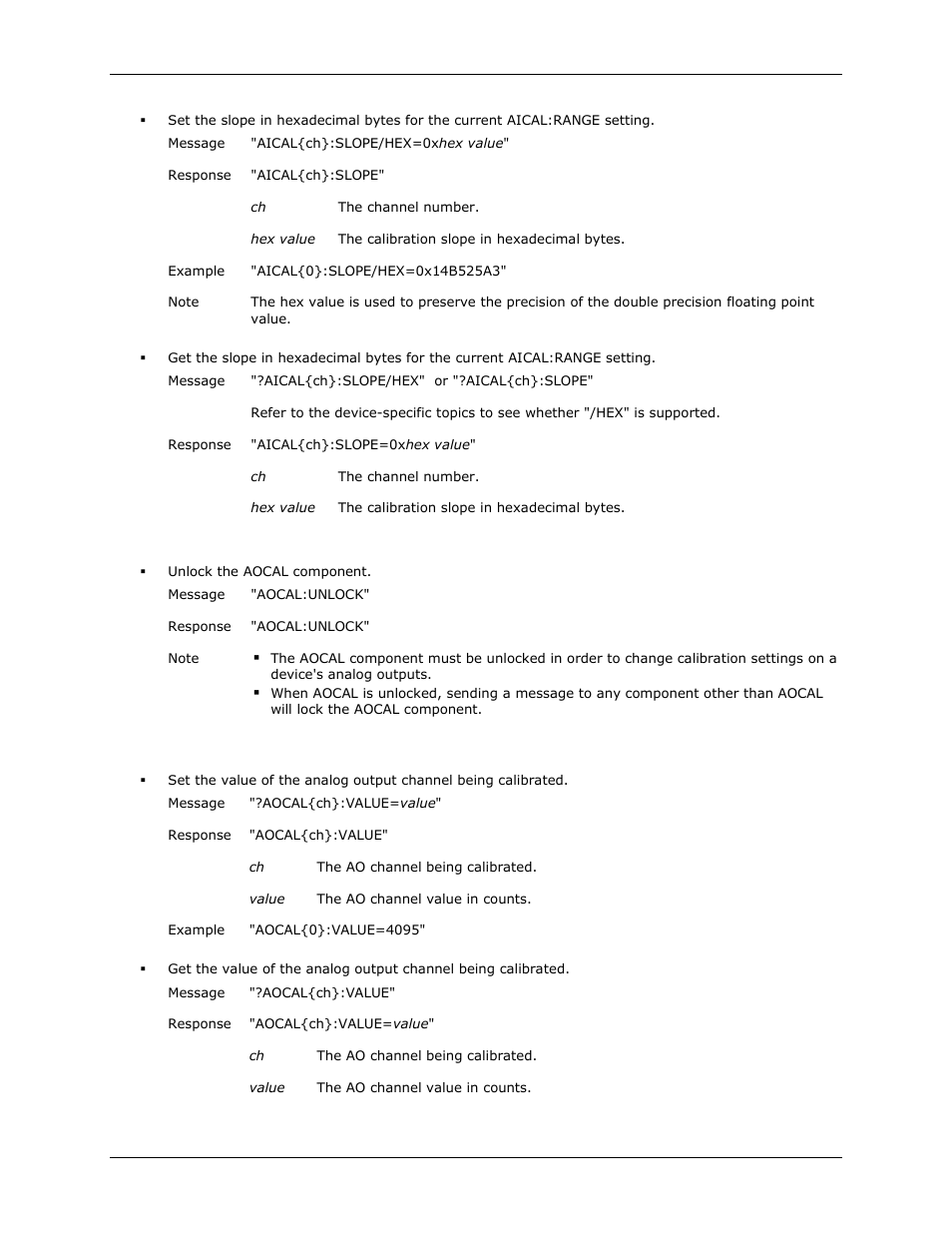 Unlock, Value | Measurement Computing DAQFlex User Manual | Page 19 / 46