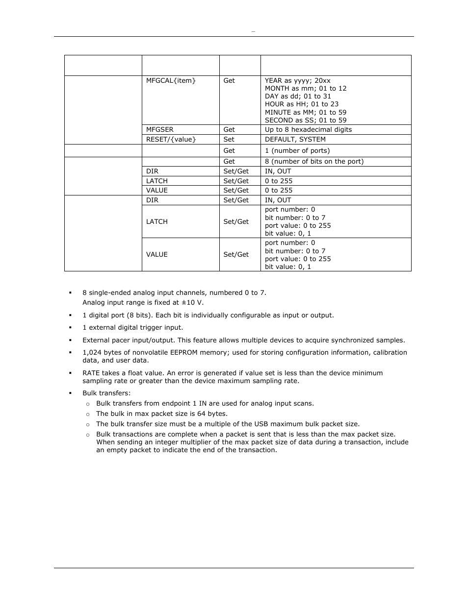 Measurement Computing DAQFlex User Manual | Page 22 / 46