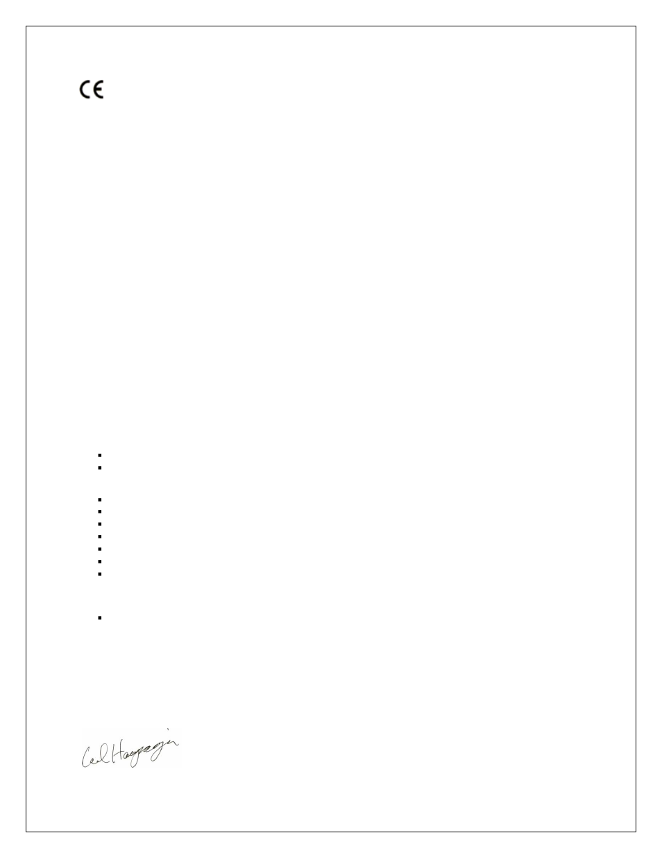 Declaration of conformity | Measurement Computing E-1608 User Manual | Page 28 / 29