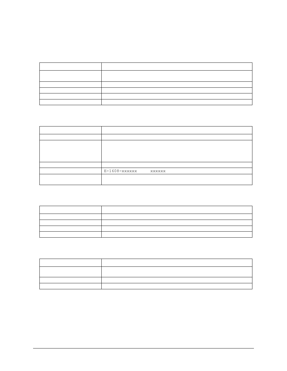 Network, Ethernet connection, Network interface | Network factory default settings, Network security | Measurement Computing E-1608-OEM User Manual | Page 25 / 29