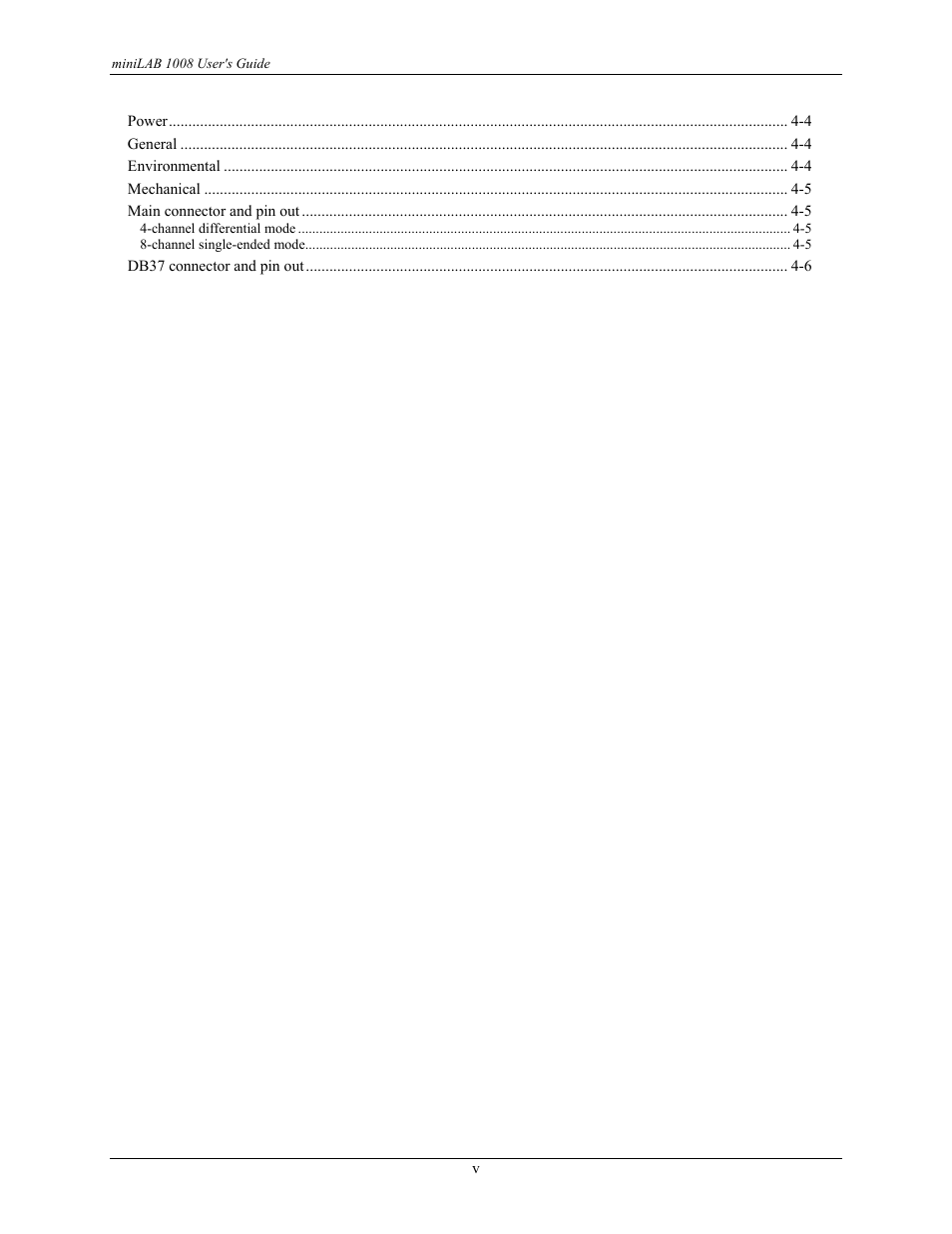 Measurement Computing miniLAB-1008 User Manual | Page 6 / 34