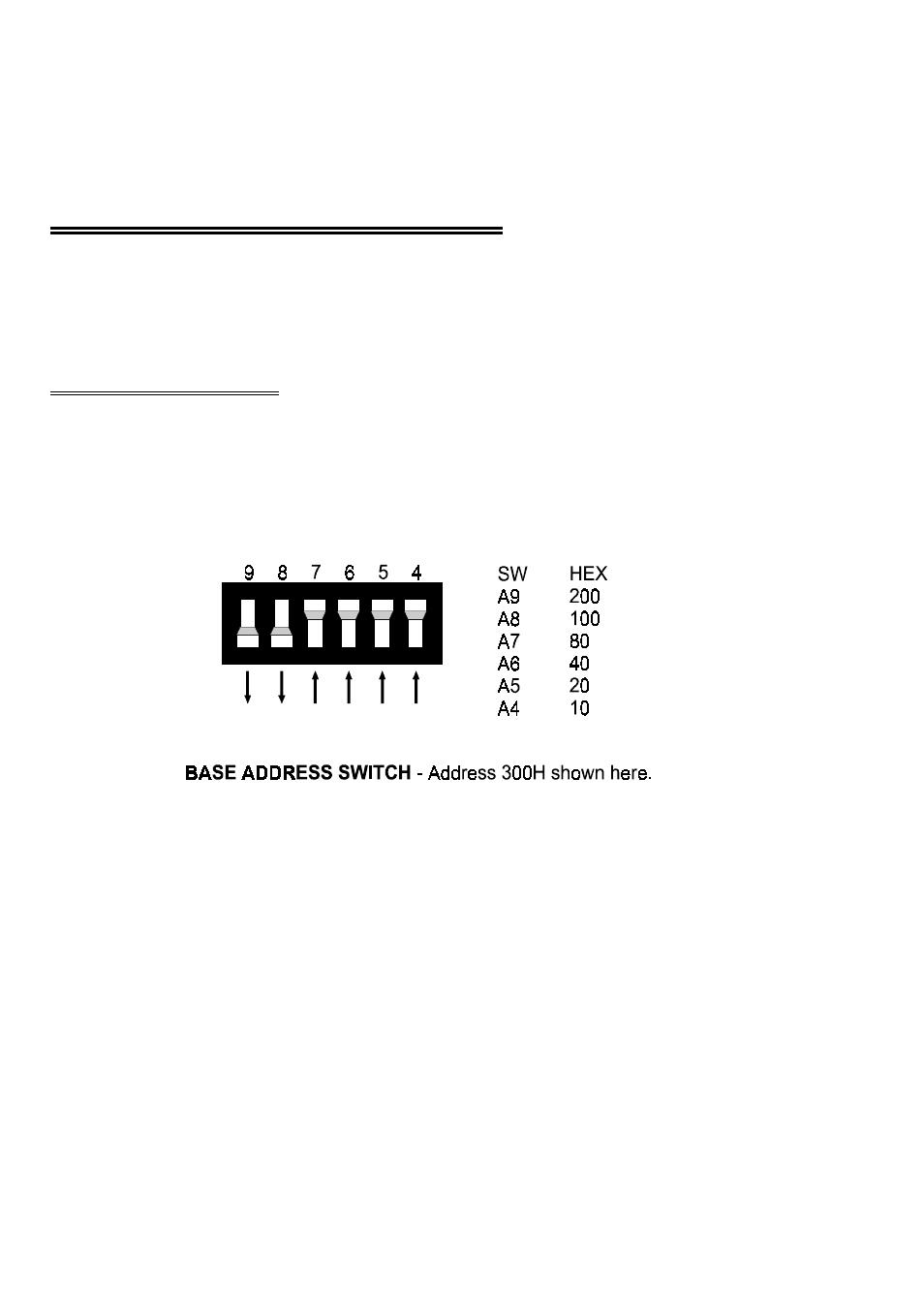 0 hardware installation, 1 base address | Measurement Computing PC104-DAC06 User Manual | Page 6 / 16